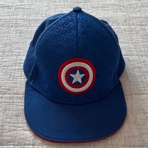 Marvel Captain America (Avengers) Kids Cap with Red & White Shield Patch
